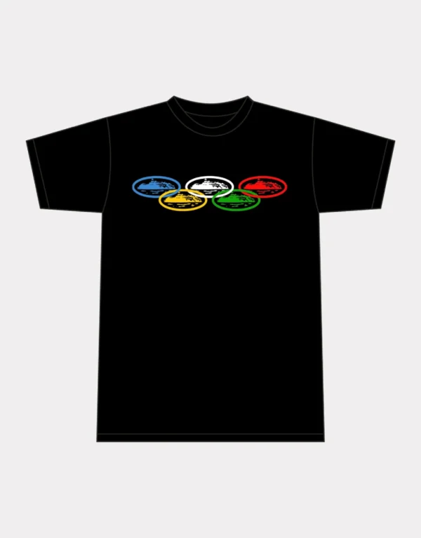 Corteiz Alcatraz Olympic T-shirt Black