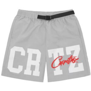 Corteiz CRTZ Nylon Shorts in Grey