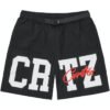 Corteiz Crtz Nylon Shorts in Black