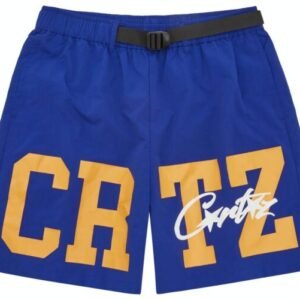 Corteiz Crtz Nylon Shorts in Blue