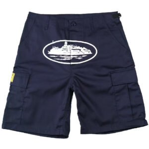 Corteiz Guerillaz 21′ Shorts in Navy